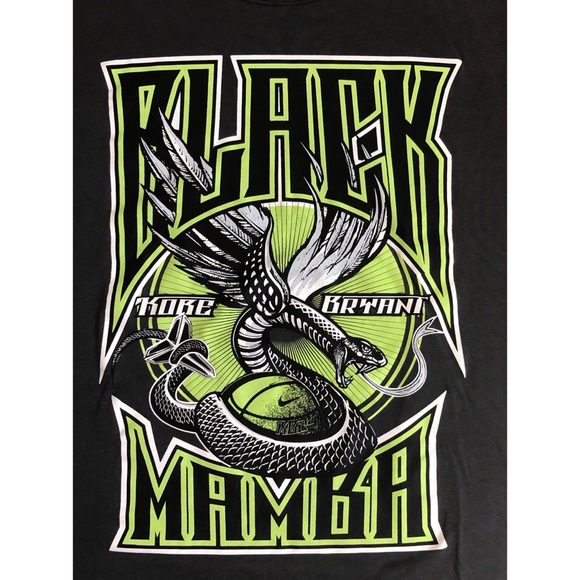 Kobe Bryant Black Mamba Nike Dri-Fit T-Shirt Sz L - Picture 10 of 11